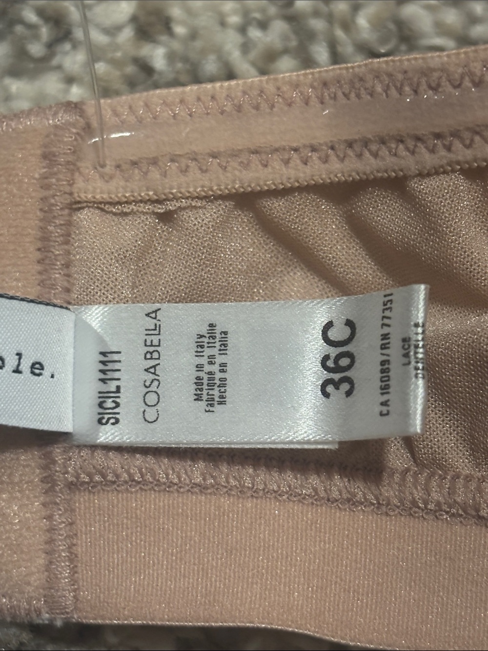 NWT Cosabella Sicilia Removable Strapless Bra 36C - Picture 10 of 13